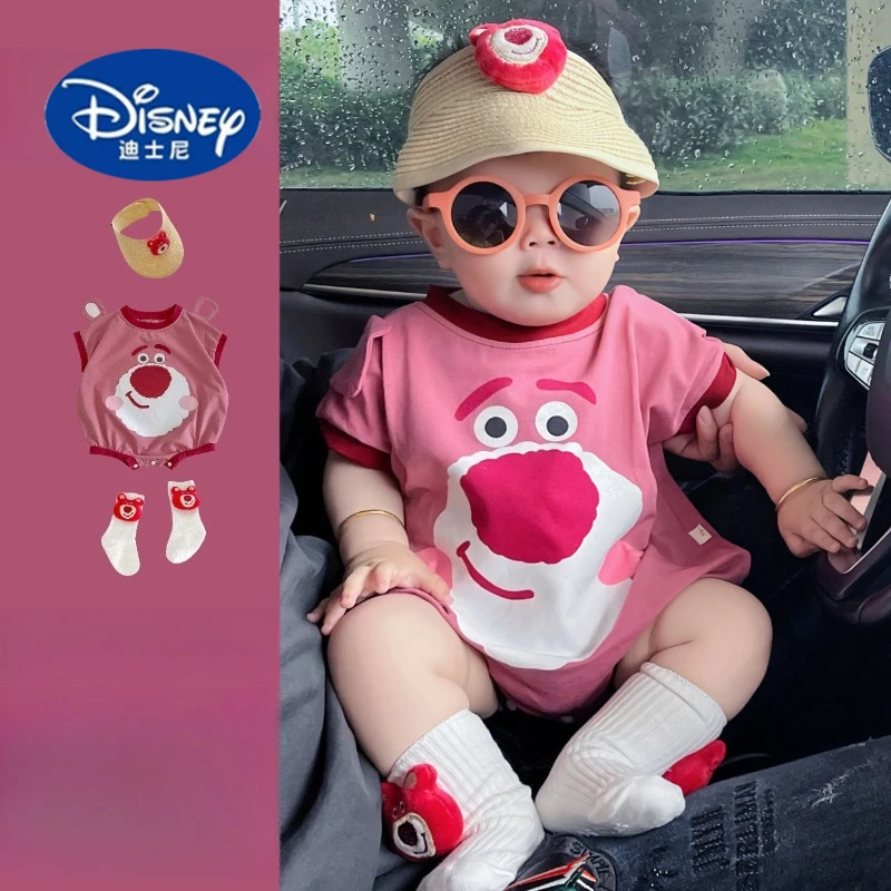 

Disney Lotso Bear Baby Bodysuit | Soft Cotton Triangle Onesie | Trendy for Boys & Girls