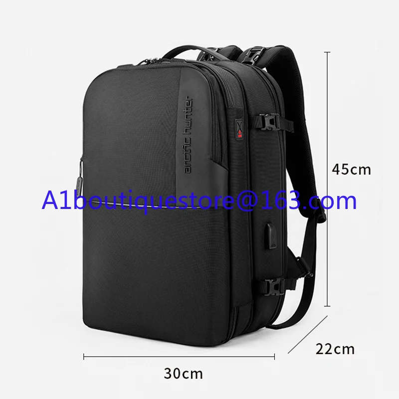 Large capacity 40L travel backpack men's business 2-in-1 removable notebook backpack