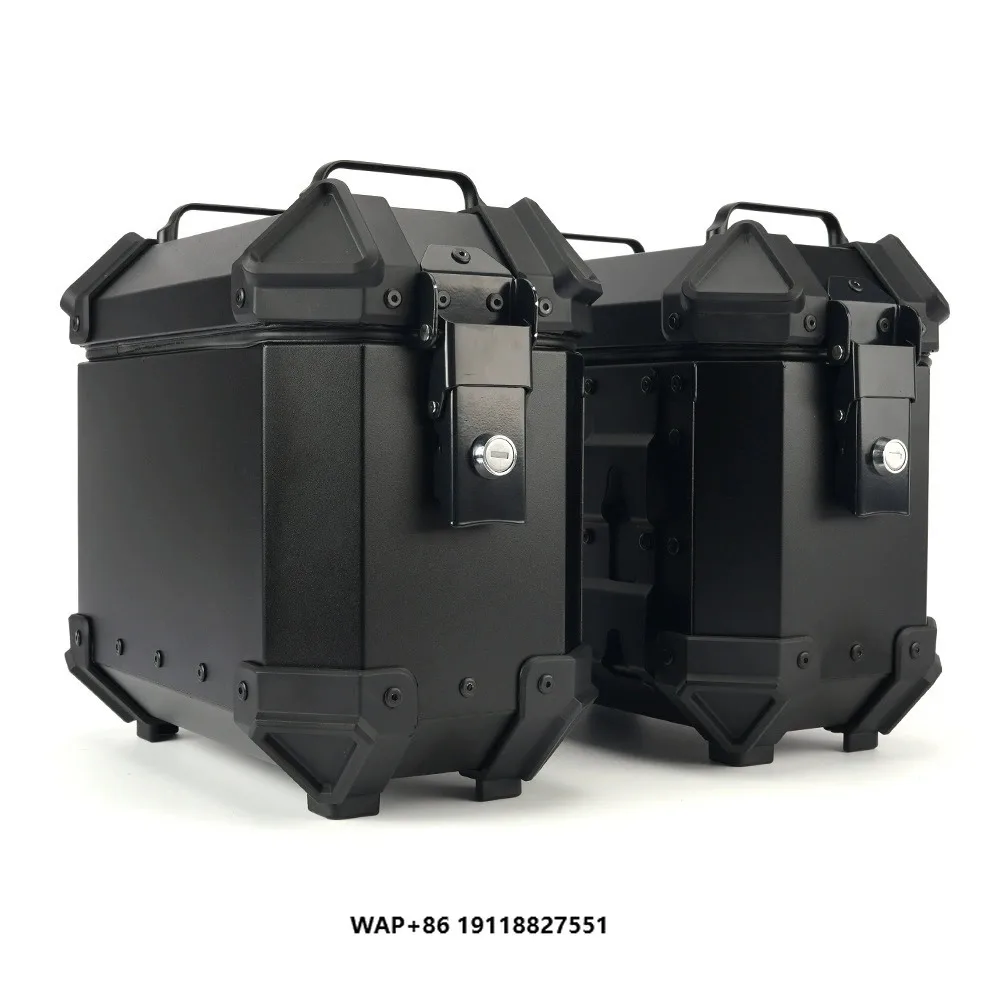 صناديق جانبية عالمية عالية الجودة للدراجات النارية، حقائب أمتعة صلبة