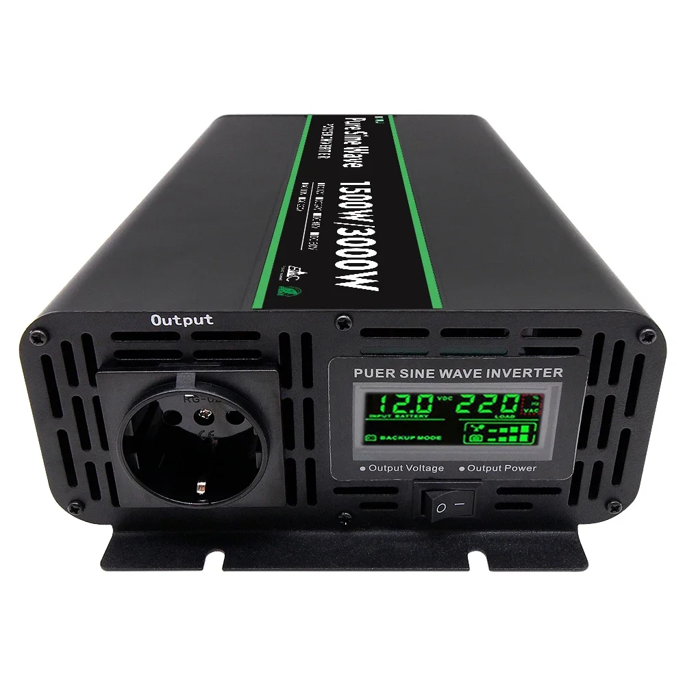 

For HOULI Power Inverter 3000 Watt Pure Sine Wave Inverter 1000W 2000W 3000W 24V 12V 220V 3000W Inverter