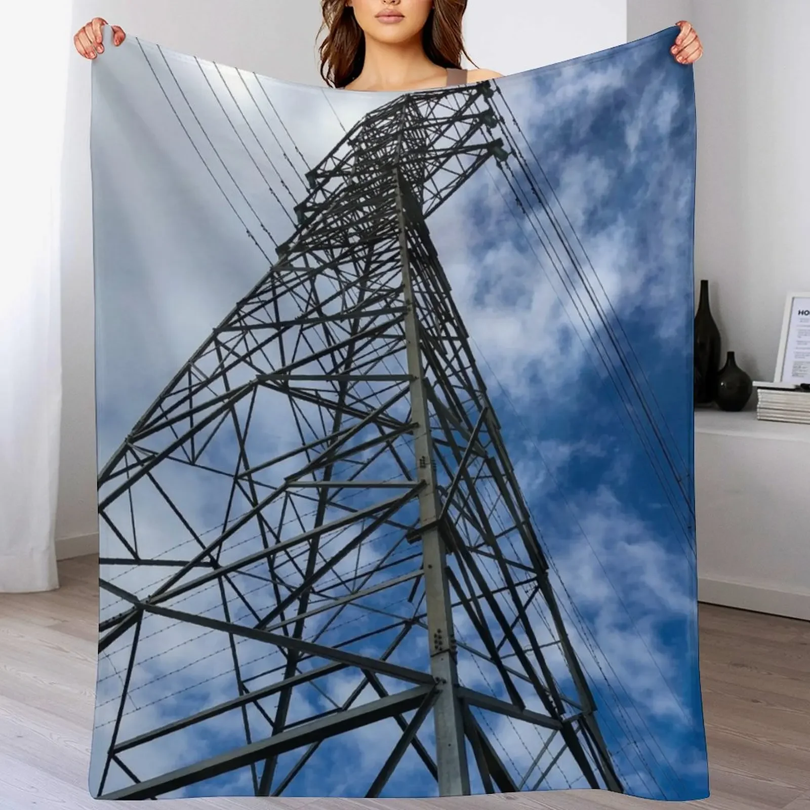 

Power Pylon Throw Blanket Furrys Polar Stuffeds Extra Large Throw Blankets