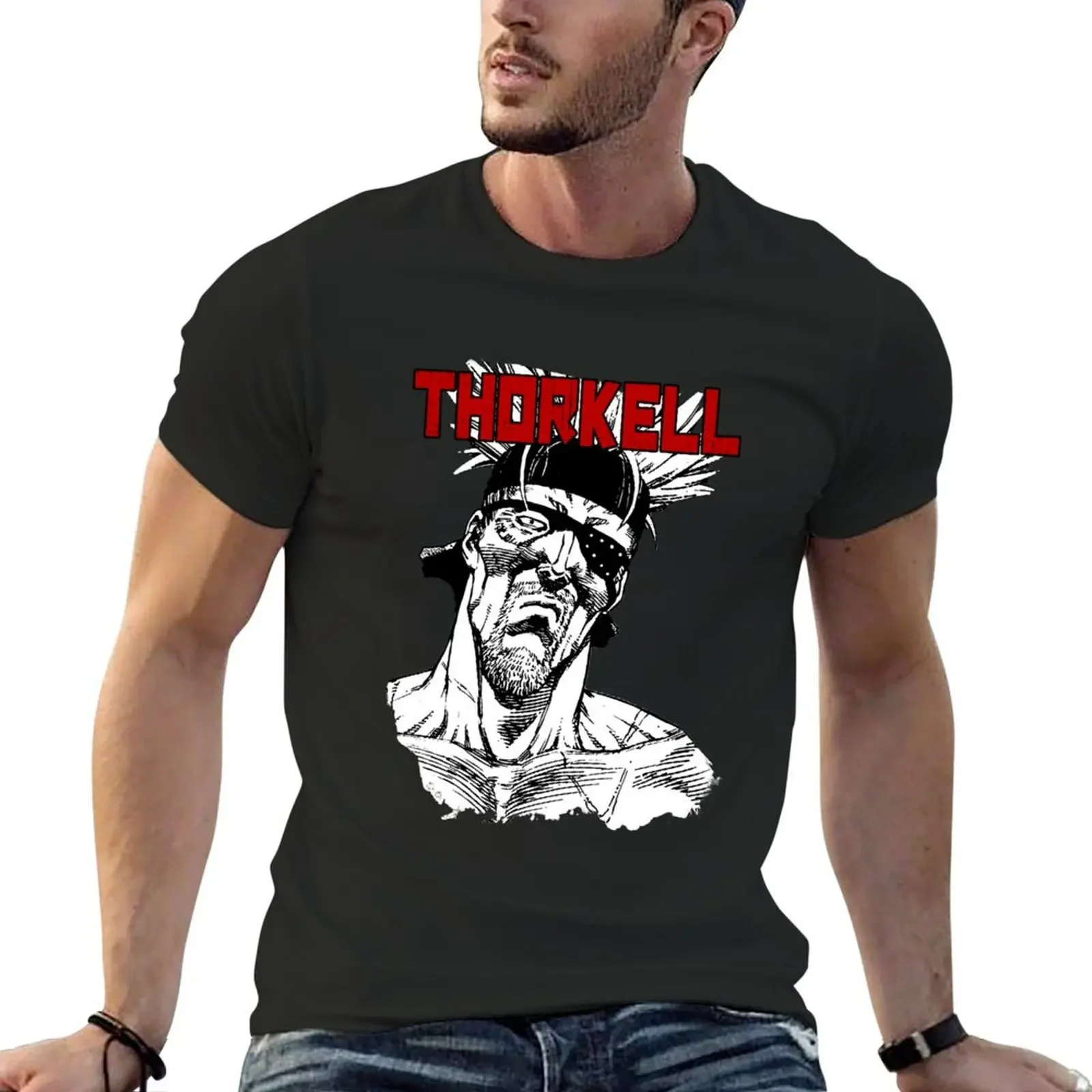 

Thorkell Vinland T-Shirt plus size tops hippie clothes gifts for boyfriend men clothing