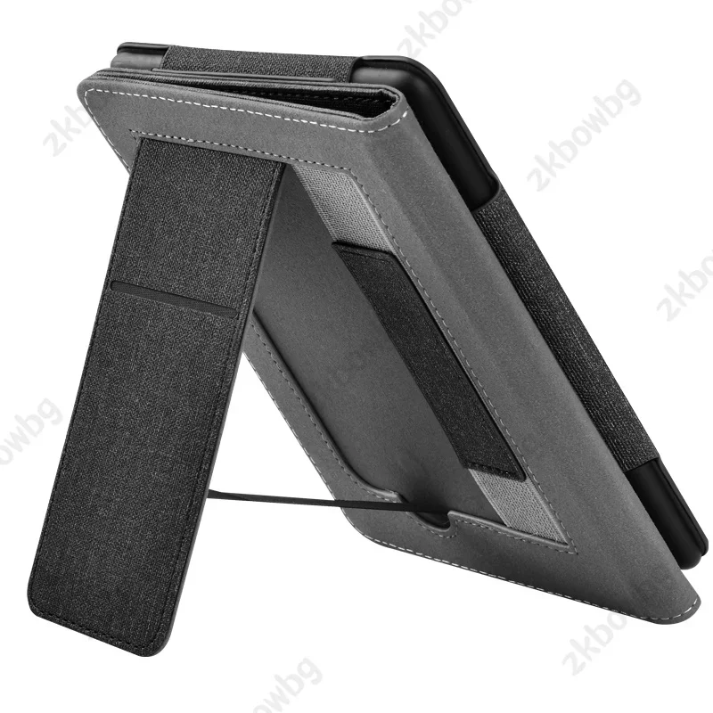 لـ Kindle Paperwhite 12th Generation 2024 Colorsoft Signature Edition 12th 7 بوصة حافظة جلدية PU حزام اليد غطاء النوم التلقائي #2