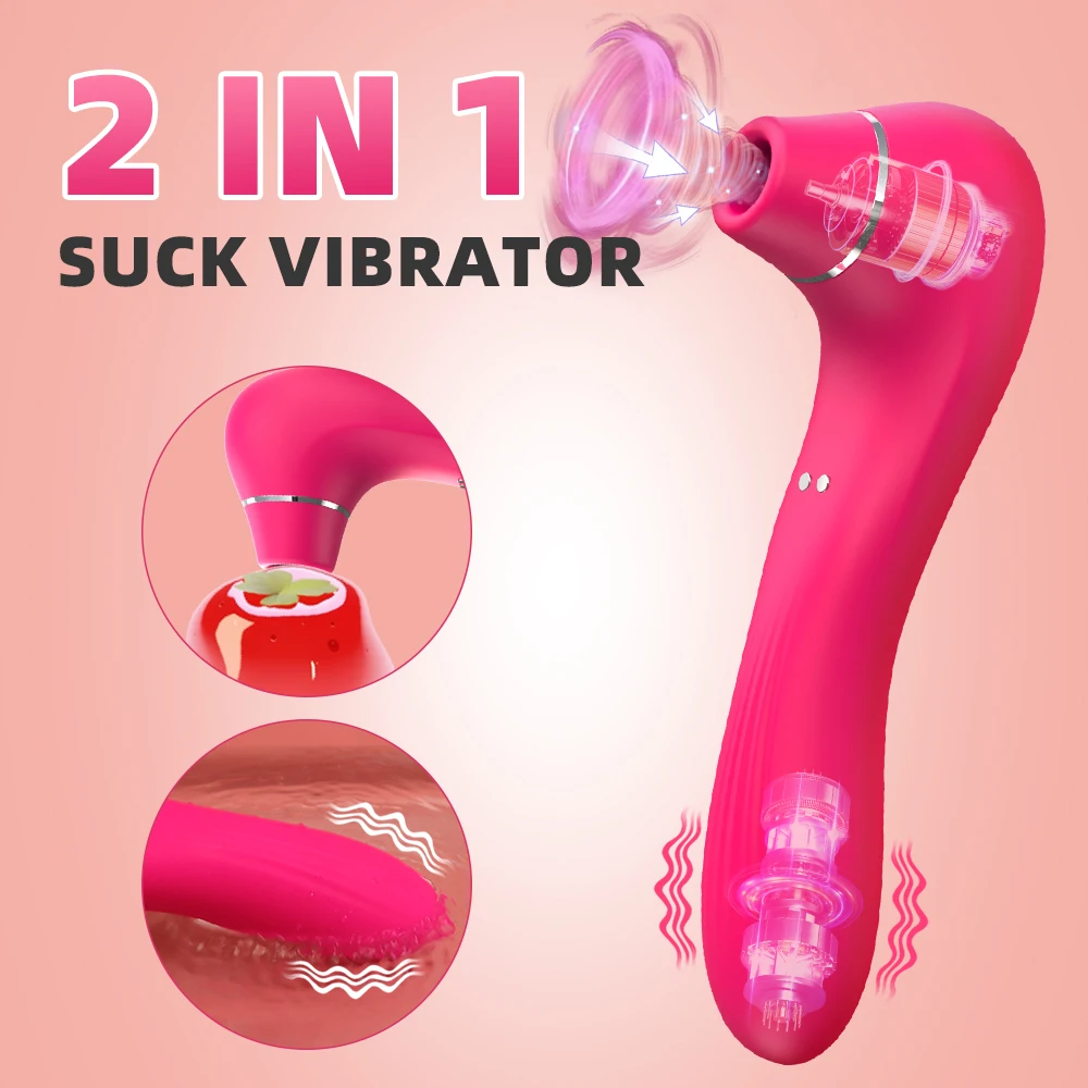 Clitoris Sucker Dildo Vibrator Vaginal Nipple Oral Vacuum Sucking Stimulator Female Masturbator Sex Toy For Women Adult Supplies