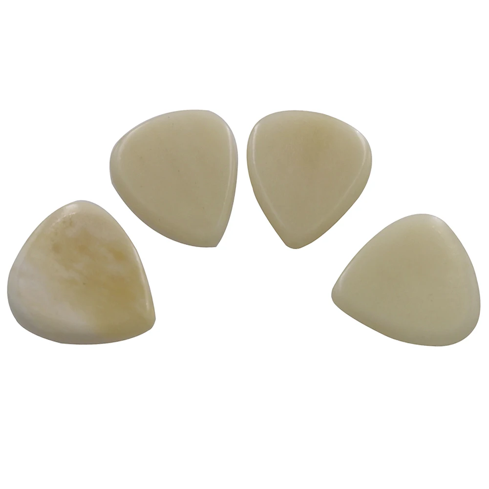 Electric Guitar Pick Natural Bovine Bone Guitar Pick Plectrums Playing Training Tools for Bass Acoustic Electric Guitar