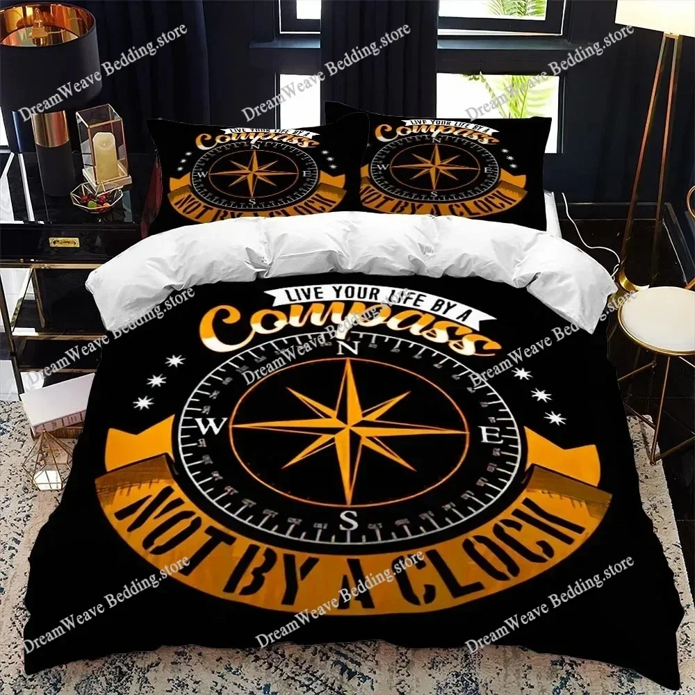 

Nautical Ocean Anchor Bedding Sets 2025 Ocean Spirit Duvet Cover Bedding Set King Queen Bed Linen with Pillowcase Bedclothes741