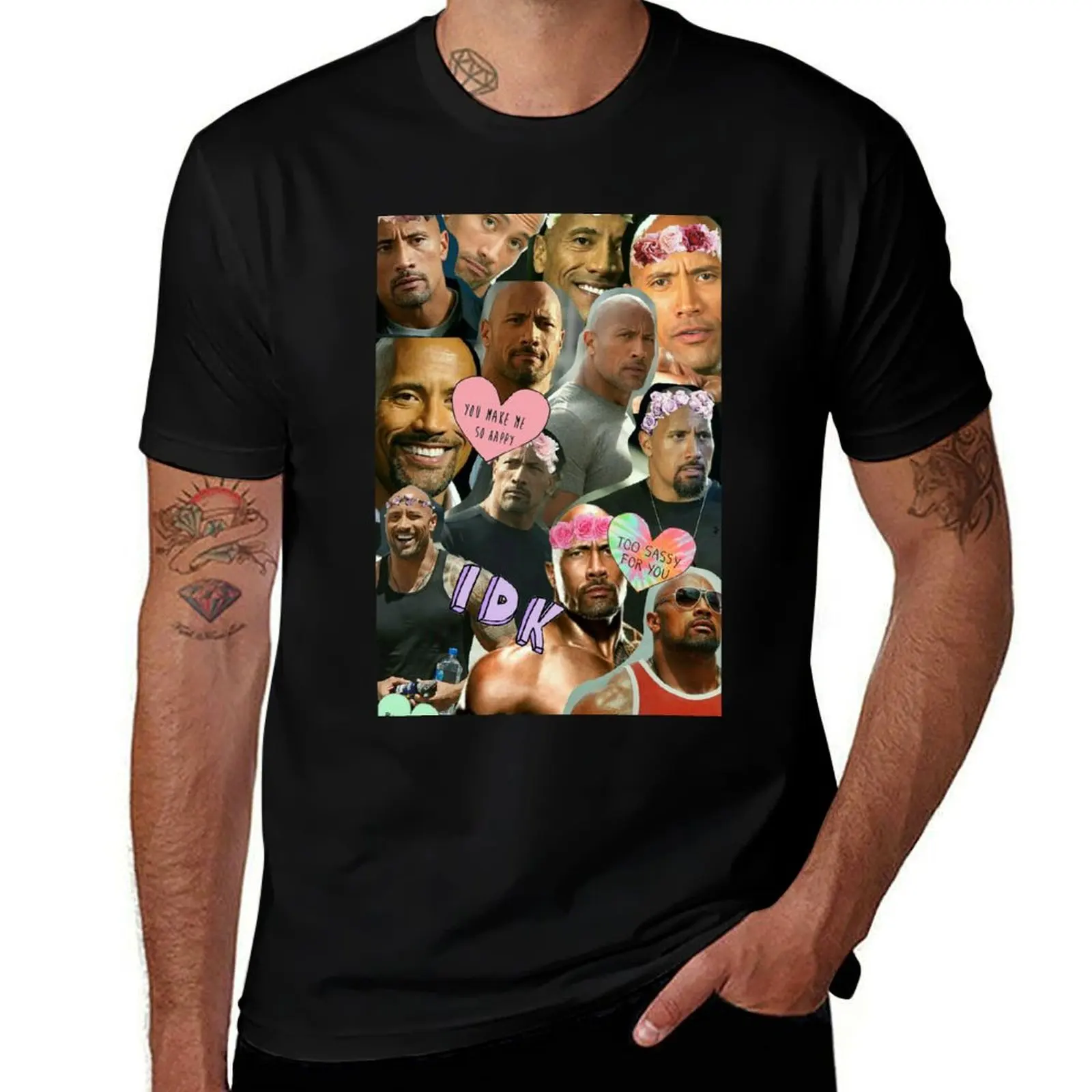 The Rock Dwayne Johnson T-Shirt Durable Work Wear T-Shirt