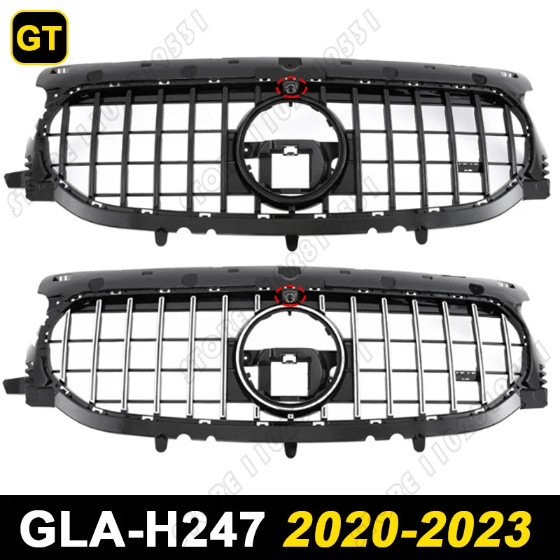for 2020-2023 2024+ H247 GLA Mercedes Benz GLA180 GLA200 GLA220 GLA250 GT STAR Bumper Mesh Racing Grille
