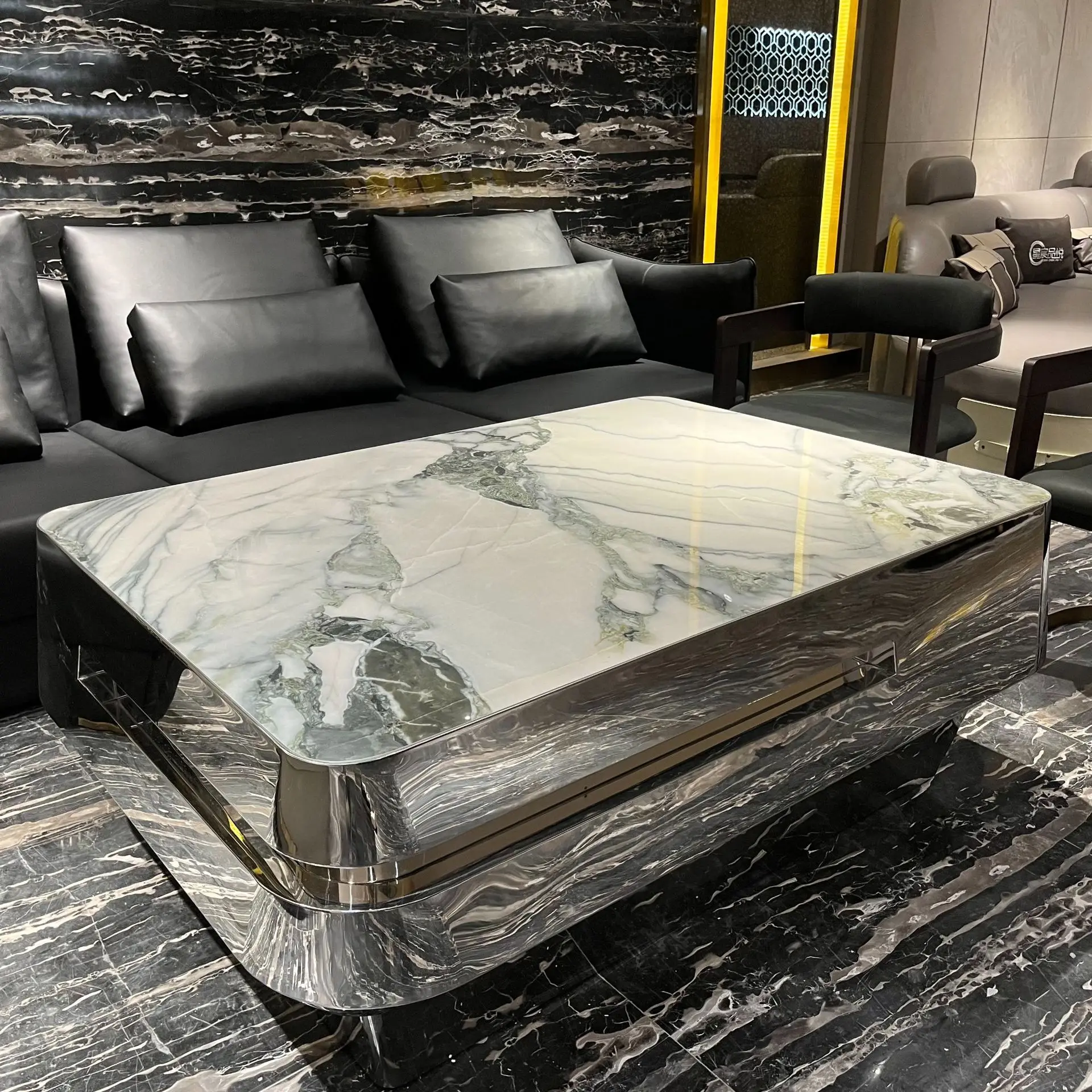 Ktv stainless steel coffee table high-end business bar club box party room ktv coffee table