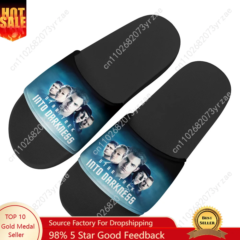 

Star Trek Into Darkness Flip Flops Home Slipper Mens Womens Teenager Family Slippers Bathroom Pool Casual Sandals Custom Shoes
