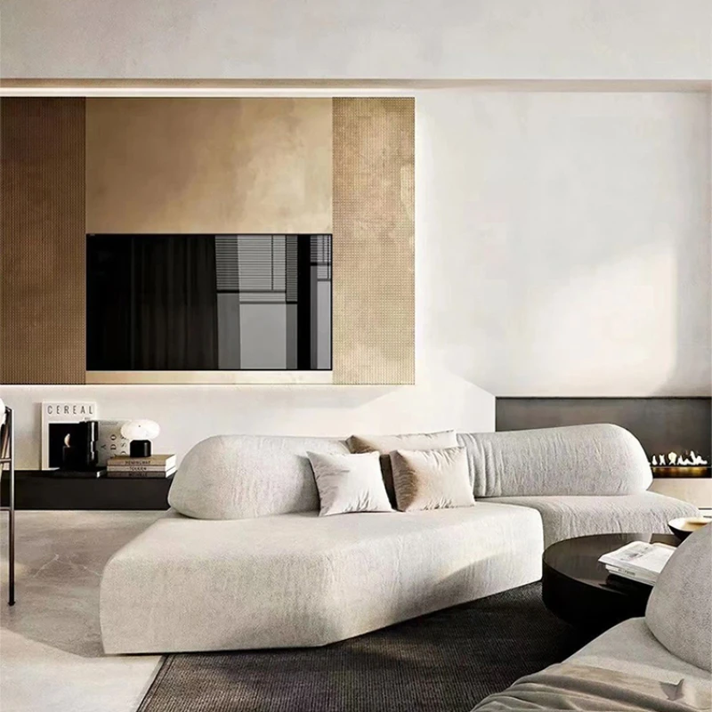 Sofá modular rock EDRA On the Rocks villa combinação grande tecido plano