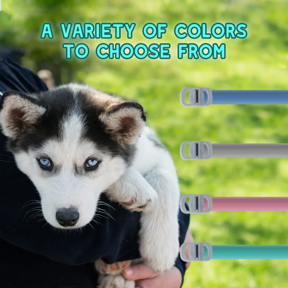 Reflective Luminous Pet Dog Cat Anti Flea Tick Collar for Cat Soft Rubber Collar Dogs Puppy Kitten Neck Necklace