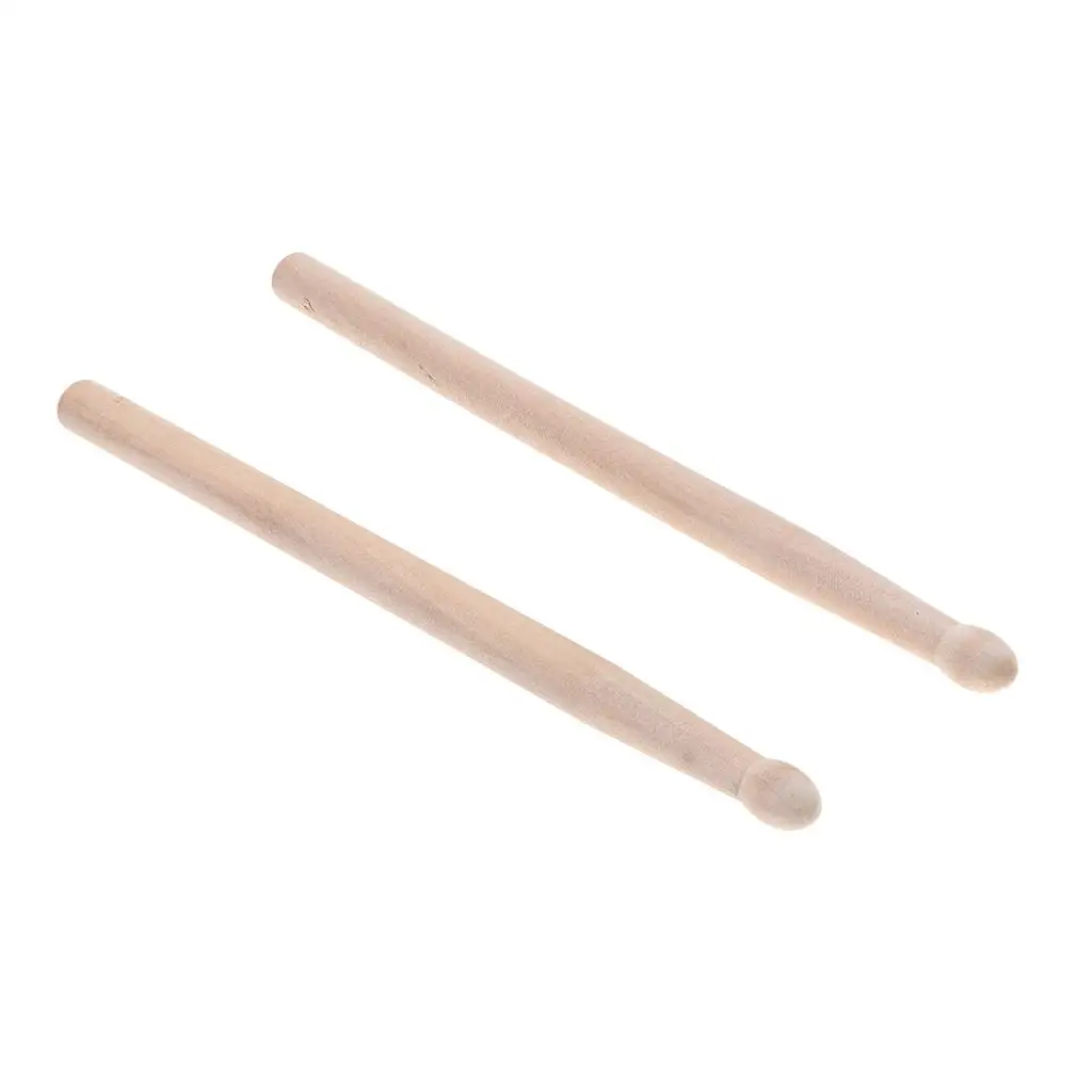 

2-4pack 1 Pair Wood Drum Stick Precussion Instrument Accessory Wood