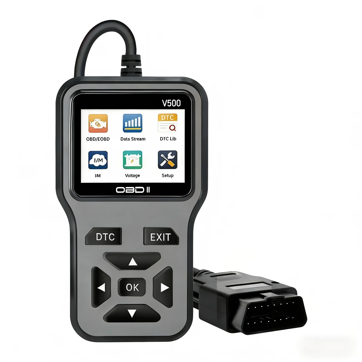 2026 Latest Obd2 Scanner Diagnostic Tool—Complete Engine Code Reader with Data Stream, Input/Management Preparation, Voltage Test