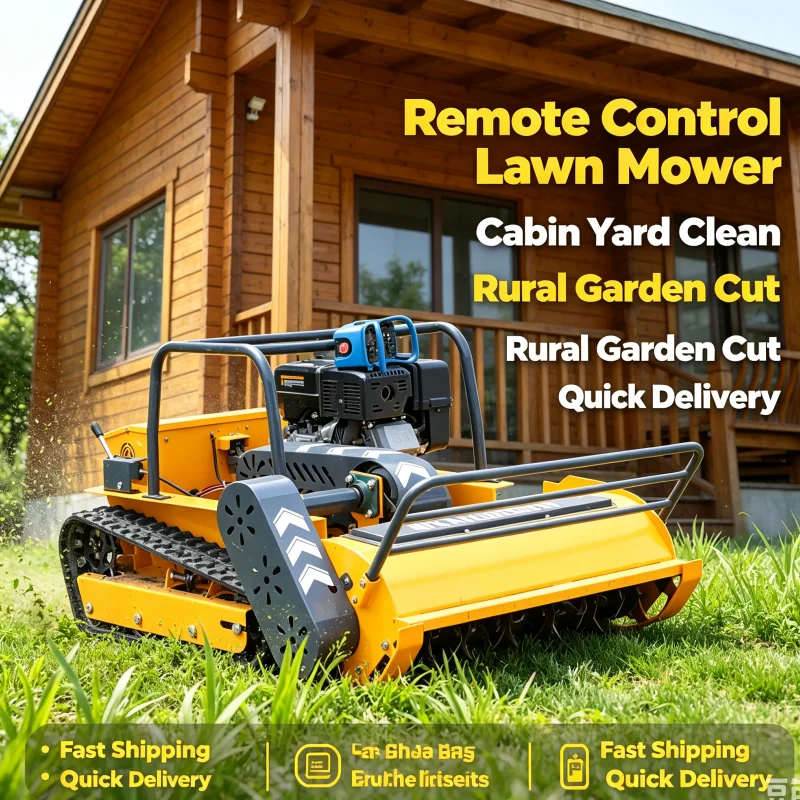 Customized High Output Lawn Mower Robot Zero Turn Lawn Mower For Rural Large Scale Farm Pasture