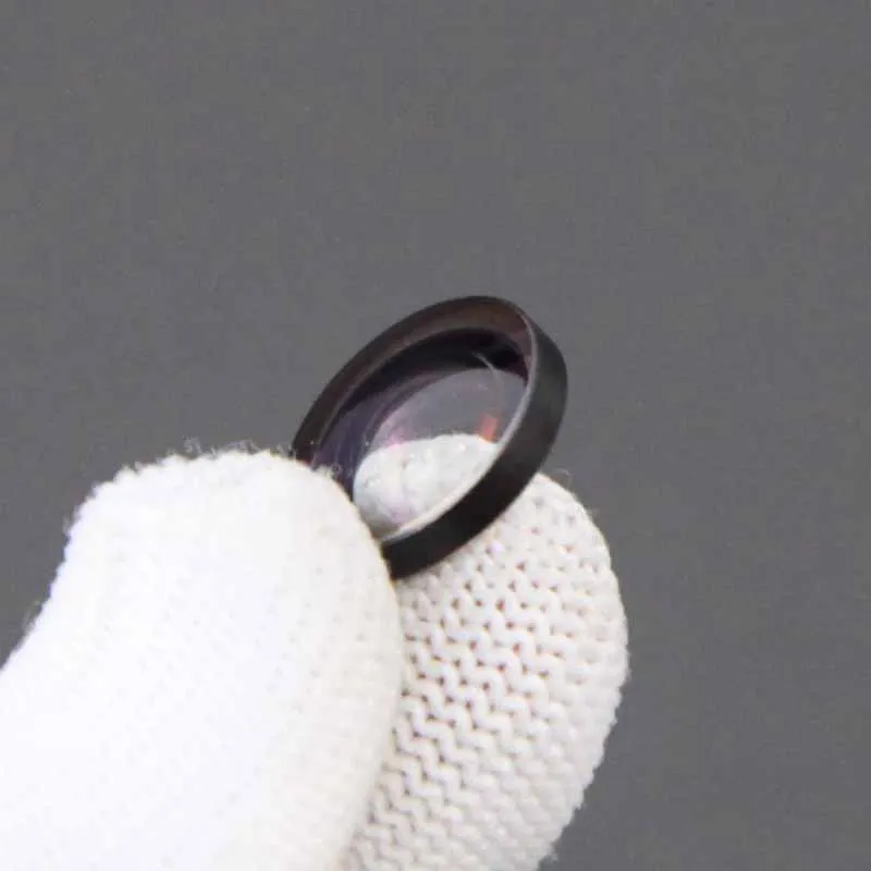 Meniscus Lens Optical Glass K9 Material Diameter 8mm Focal Length 50.2mm Prism Lens Customization