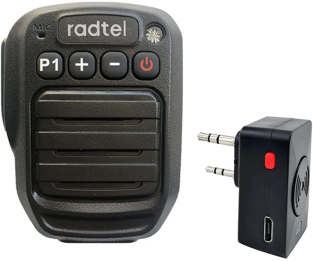 

Two Way Radio Wireless Bluetooth -Compatible Speaker Mic, Shoulder Microphone for Radtel RT-490 RT-890 RT-470L RT-470 RT-470X