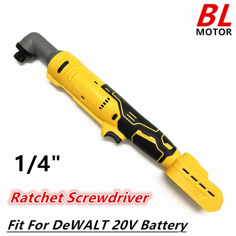 Fit For DeWALT 20V Battery Electric Ratchet Screwdriver 1/4