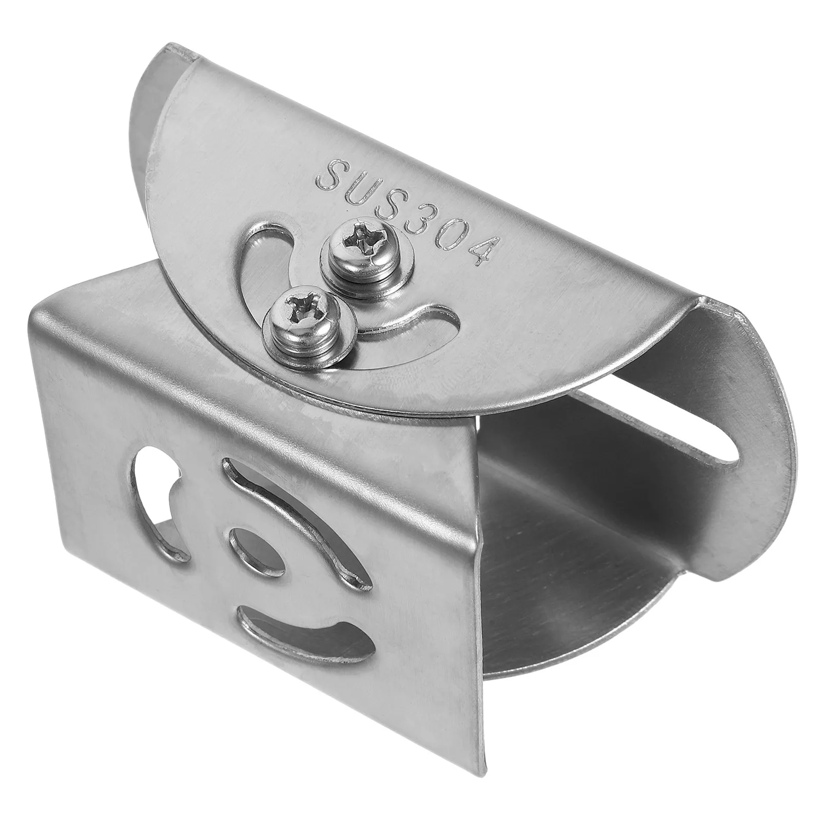 1Pcs Stainless Steel Duckbill Universal Joint Bracket Security Camera Mount Adjustable 360 Degree Monitor Stand Indoor Use