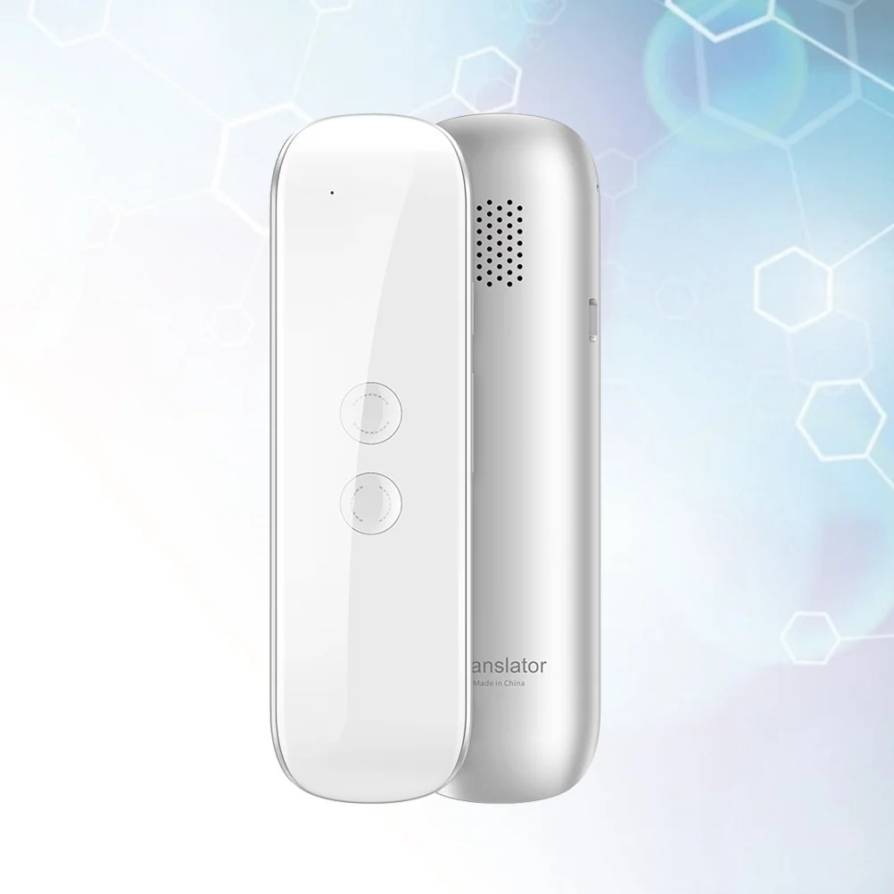 

Беспроводная машина для перевода Белый портативный мгновенный язык в реальном времени для путешествий