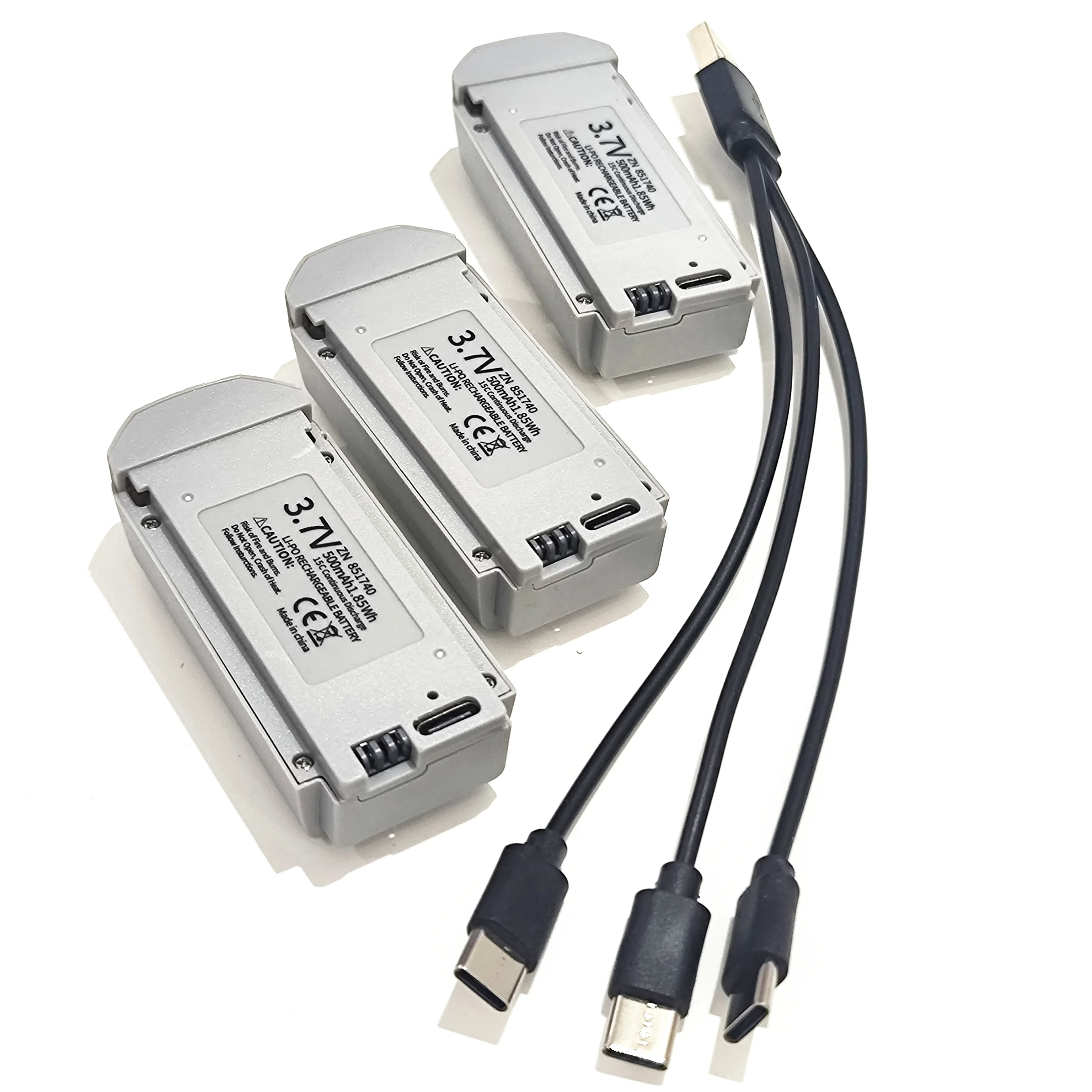 

Оригинальный аккумулятор Li-ion E69 для дрона, 3.7В 500мАч, 3 шт. с зарядным кабелем 3-в-1 и набором аксессуаров