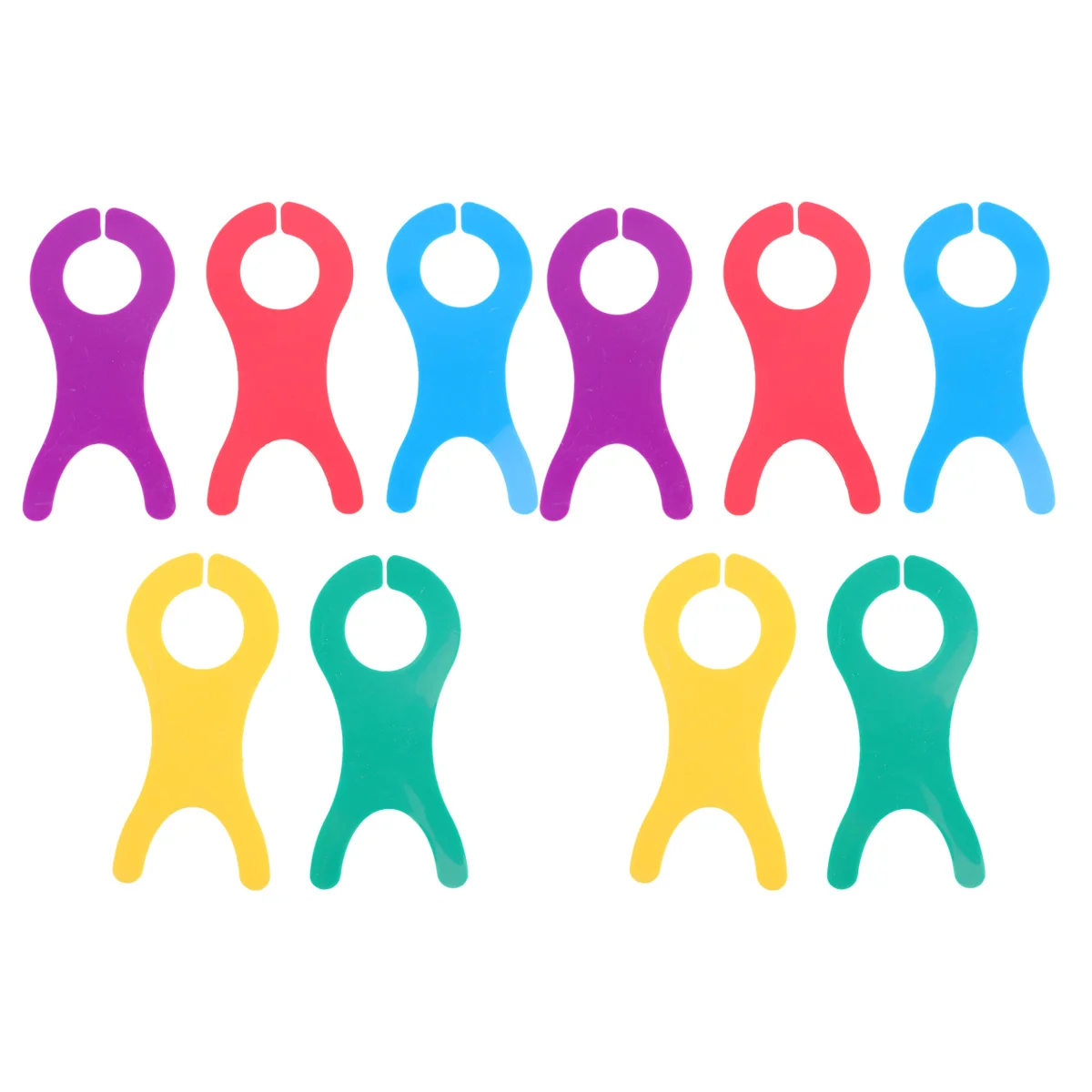 20Pcs Winding Board for Woolen Yarn Plastic Winding Plate Tool Portable DIY Thread Organizer Craft Sewing Accessory Mix Color