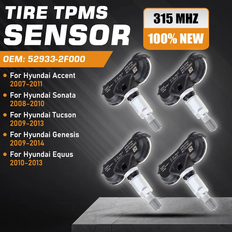 

Tire Pressure Sensor For Hyundai Accent 2007-2011 Hyundai Sonata 2008-2010 Hyundai Tucson Genesis 2009-2013 Hyundai Equus TPMS