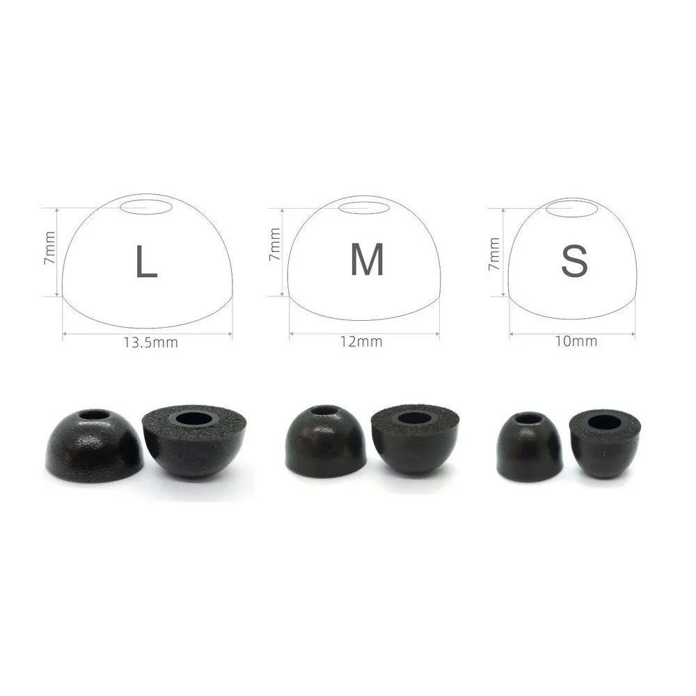 2pcs Replacement Earbuds Tips Cushion for Xiaomi Air 2 Pro Wireless Earphone Cover Pads Ear Buds Tips Caps Eartips Accessories