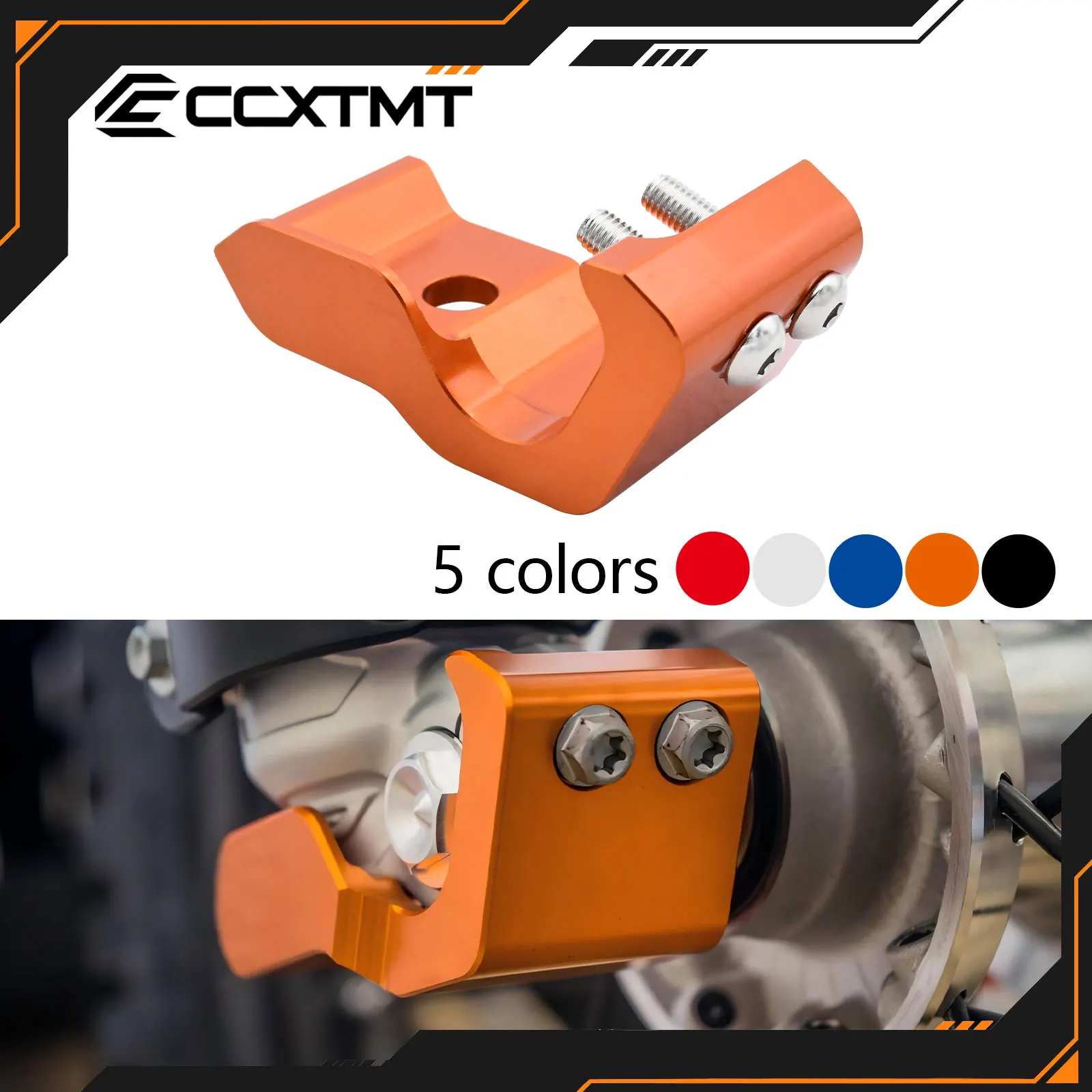 CNC Motorrad Gabelschutz vorne rechts für KTM EXC EXCF SX SXF XC XCF XCFW TPI 6D 125-500 für GasGas EC EX MC ECF EXF MCF 125-450