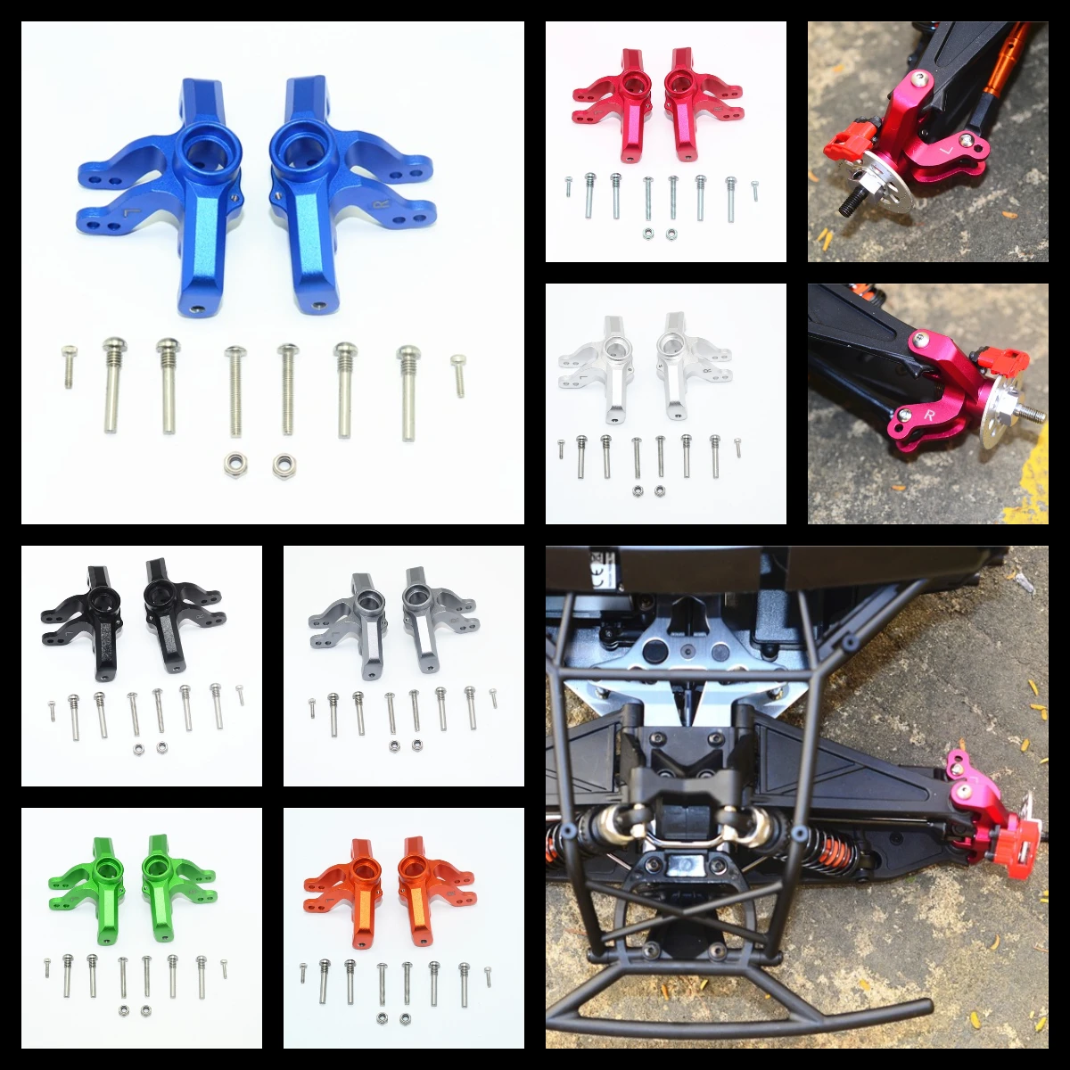 

Алюминиевые передние поворотные рычаги GPM для LOSI 1/10 Baja Rey 1.0/2.0 LOS234005