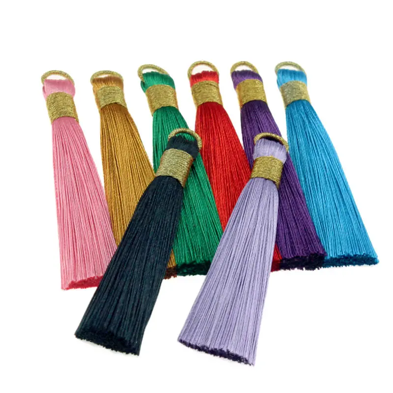 3/6/12Pcs/Pack 8cm/3.15inch Hanging Rope Fringe Tassel for Sewing Curtains Garment Home Decoration Jewelry Craft Accessories