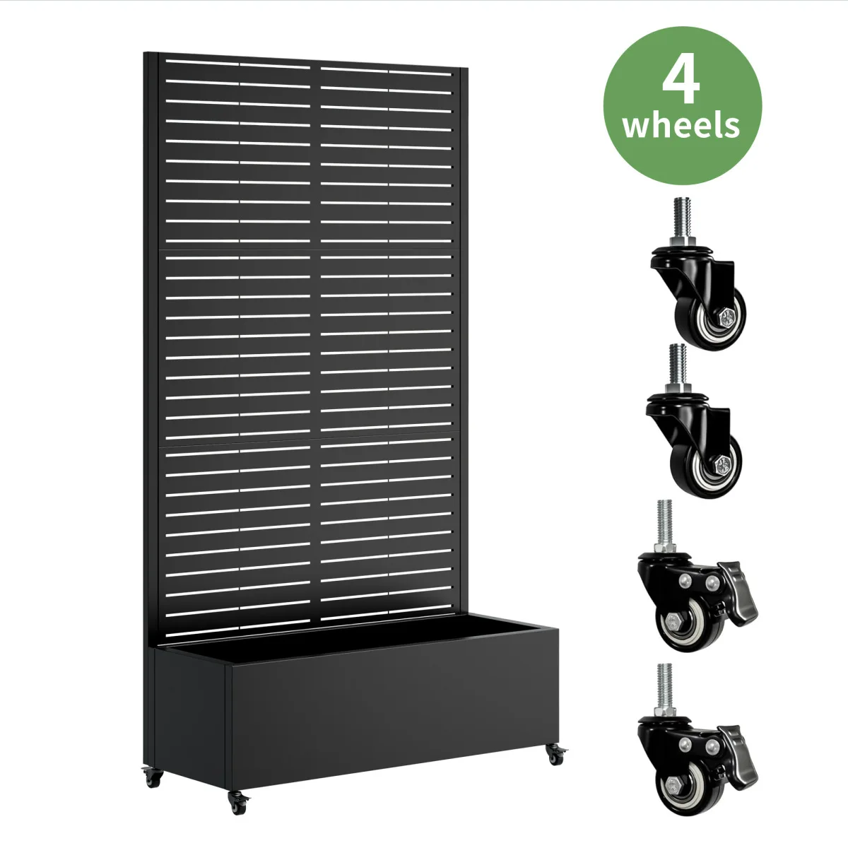 Metal Planter Box with Trellis, 73