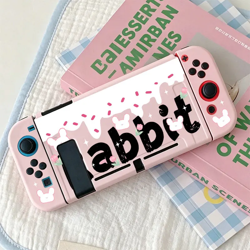 Ultra-slim Shock-absorbing Case TPU Split Protective Case for Nintendo Switch NS Game Console Anti-Scratch Shell Protector