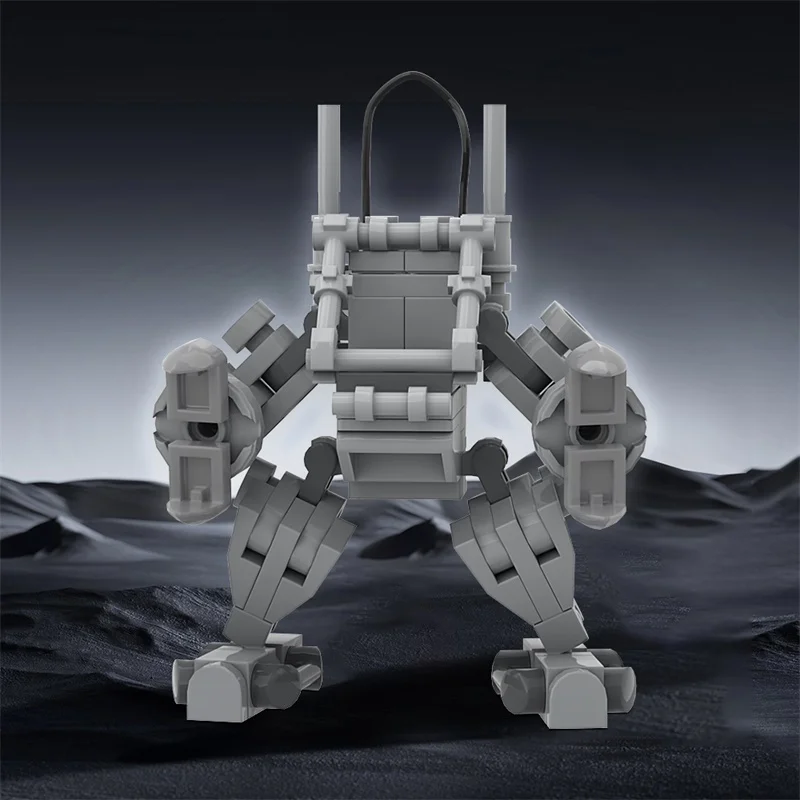 MOC-163877 mini exo-suit robô blocos de construção em miniatura armadura figura modelo tijolos brinquedo colecionável para criança adulto presente natal