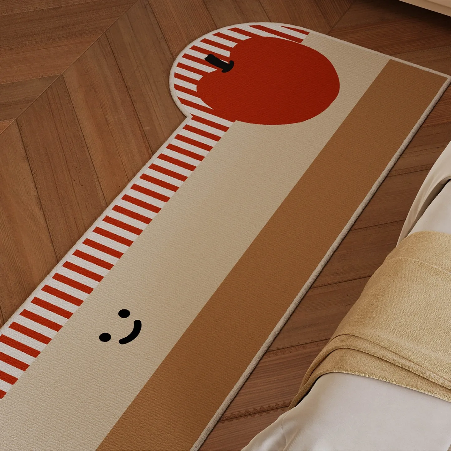 Cartoon Apple Special-shaped Rugs for Bedroom Bedside Carpet Soft Short Plush Rug Living Room Decorate Floor Mats Tapis Chambre