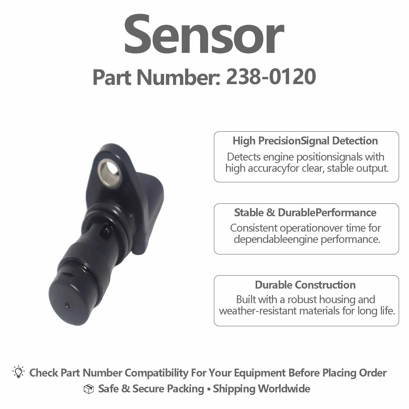 238-0120 24V Speed Sensor For Caterpillar CAT 740 Ejector Truck