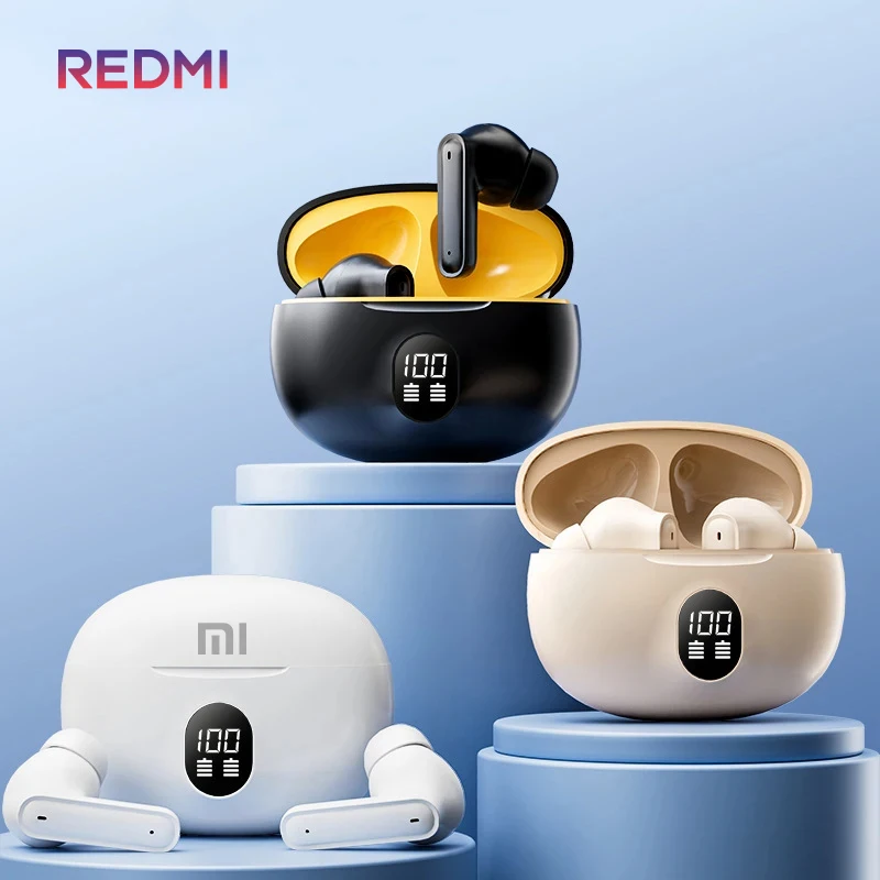 

Redmi TWS Wireless Bluetooth Headphones ENC Intelligent Noise Reduction Headset Waterproof Gaming Sports Music Earphone