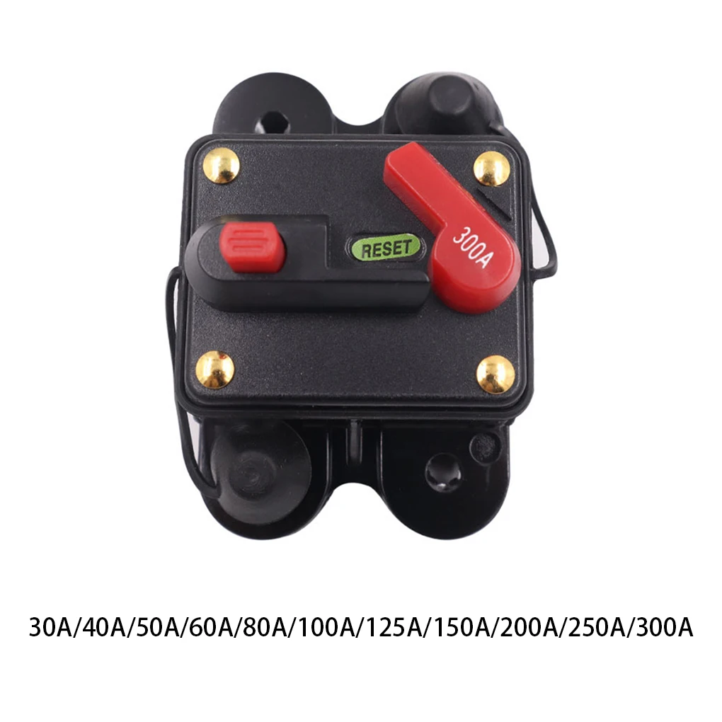 Automotive Speaker Circuit Breaker Manual IP67 Waterproof Fuse Accessories