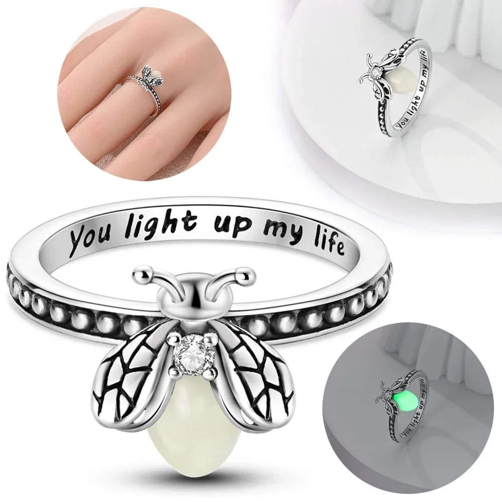 925 Sterling Silver Rings Stackable Colored Zircon Sun Moon Star Center for Women Original Silver 925 Wedding Ring Jewelry Gift