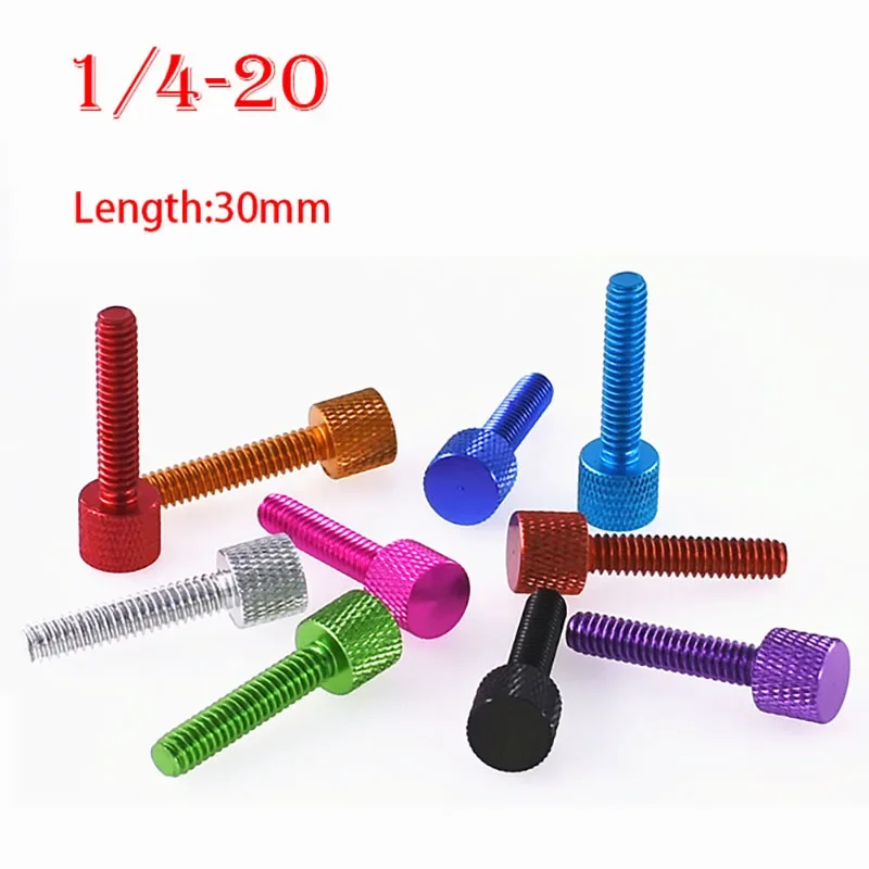 1/4-20UNC 30mm Camera gopro Accessories Multi-purpose Adjustable Strap Length Screw Universal Adjustable Arm Screws