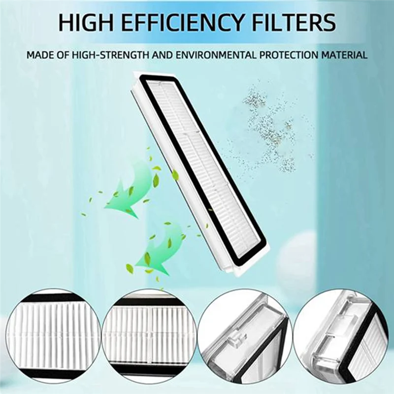 BISM для Dreame F9 Mijia 1C 2C 1T STYTJ01ZHM основная боковая щетка ткань для швабры Hepa-фильтр эффективная чистка запасные части