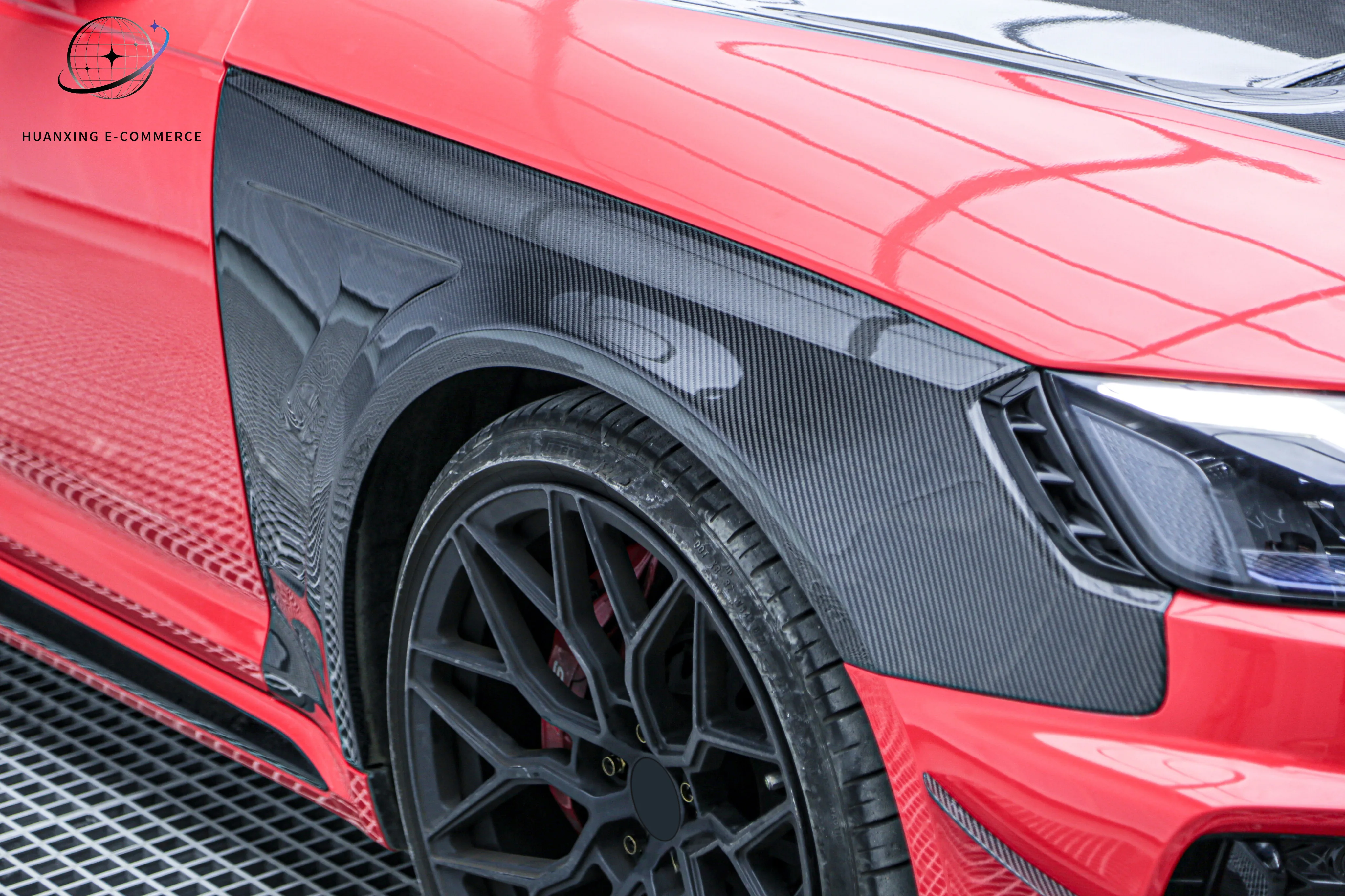 High Quality Real Carbon Fiber Leaf Board Front Fender 2017-now S4 Auto Parts Accessories Customization