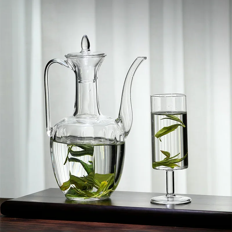 

Стеклянный чайник, винтажный чайник, флакон, термостойкая бутылка для воды, цветочная чайная посуда, инструменты для изготовления послеобеденного чая