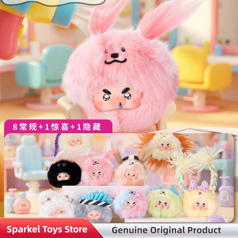 

Big Face Pig Hair Salon Series Vinyl Plush Blind Box Cute Bag Pendant Anime Figure Ornament Doll Mystery Box Toys Gift For Girls