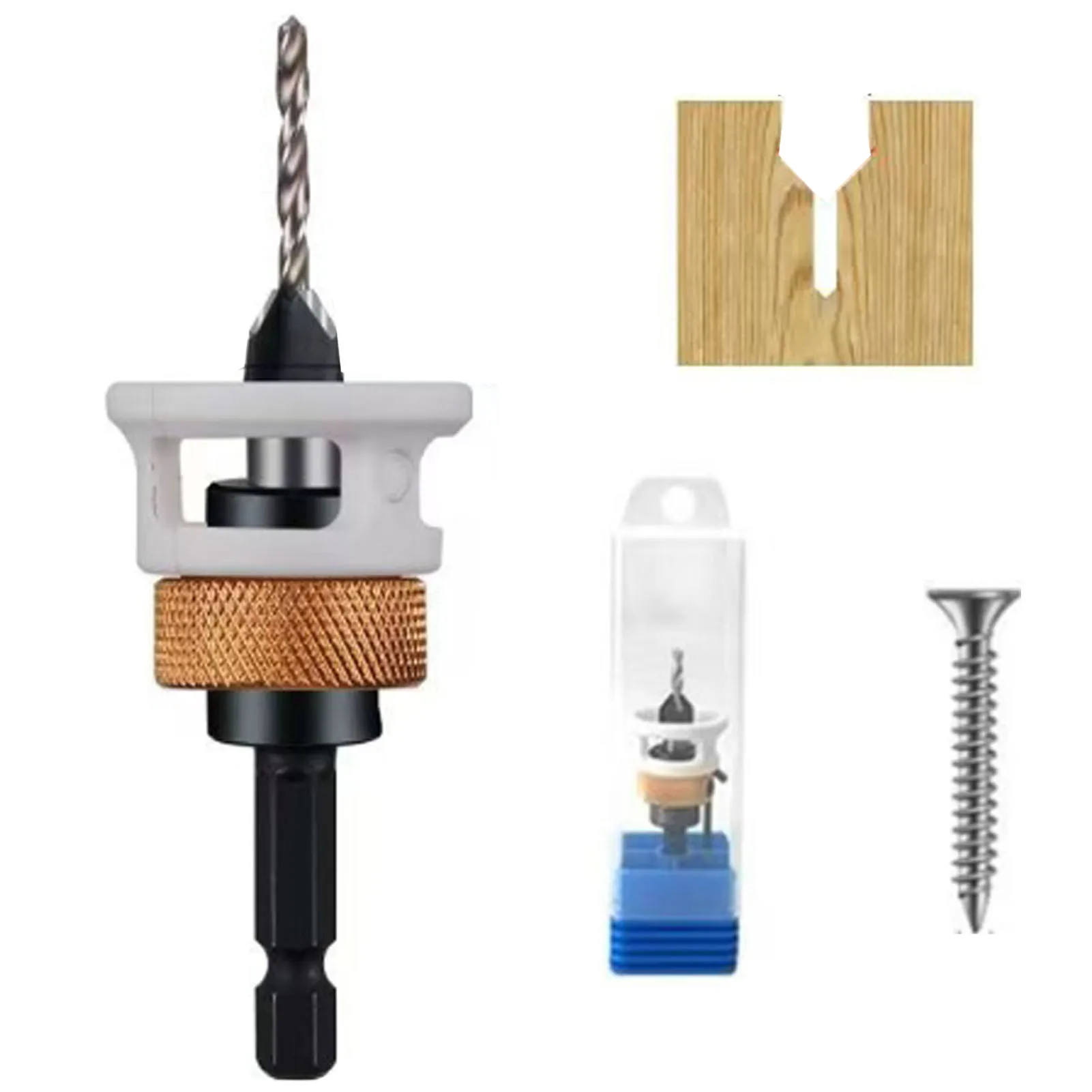 

Alloy Head Cone Drill Bit For Anti-corrosion And Rust Proof Screws Four Blade Countersunk Drill Bit