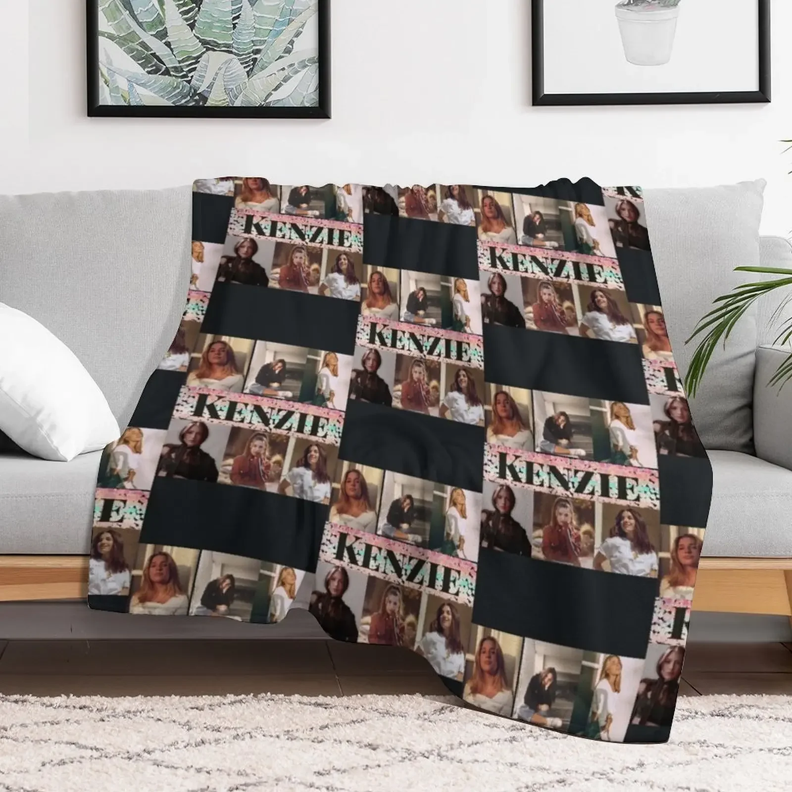 Kenzie Ziegler Throw Blanket cosplay anime Personalized Gift Luxury Thicken Blankets