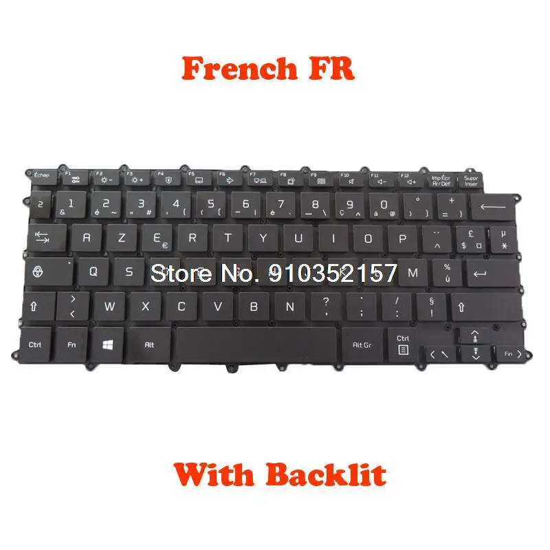 

Laptop With Backlit Keyboard For LG KT01-20B7BK03FRRA000 AEW74230145 SG-B0300-2VA SN8000BU AEW74230214 French FR Japanese JP