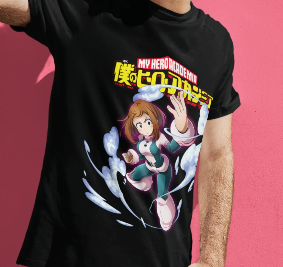 Camisa Anime Ochaco Uraraka, Ochako BKNA camiseta, Camiseta Boku No Hero Academia, MHA