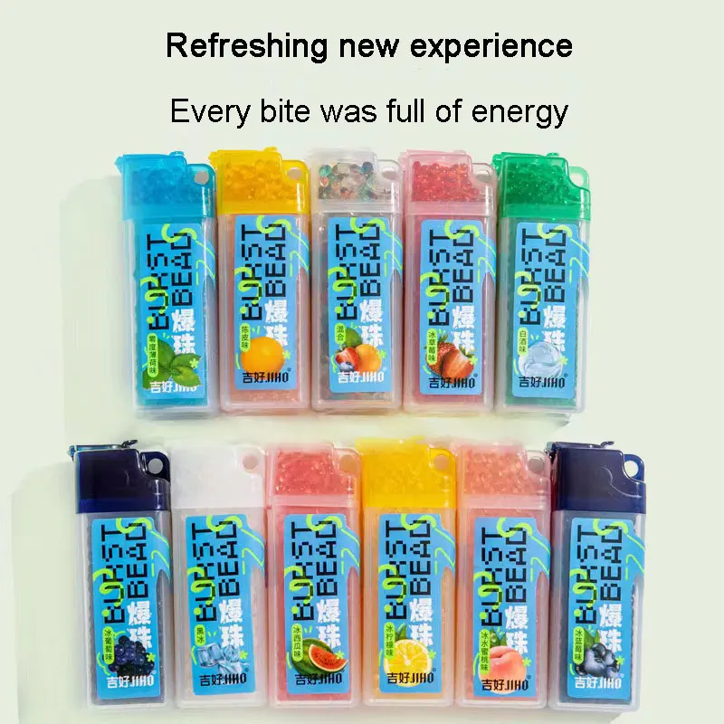 

1000 Portable Cigarettes Beads pops Filter MIni Push Box Explosion Capsule Mixed Mint Fruit Flavor Bursting Cigarettes Ball