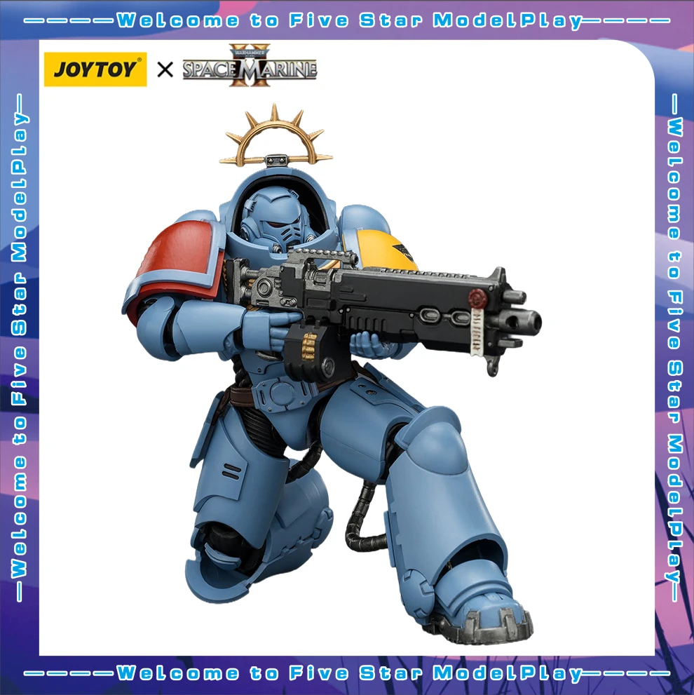 

【FS】JOYTOY Warhammer 40K Scale 1/18 Action Figures Game Edition Space Wolves Heavy Intercessor Model Toys Gifts